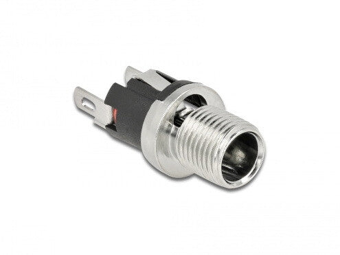 DeLOCK 90056 kabelsamler DC 5.5 x 2.1 x 12 mm M8*P0.75 Krom