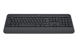 Logitech Signature K650 tastatur Kontor Bluetooth QWERTZ Schweizisk Grafit