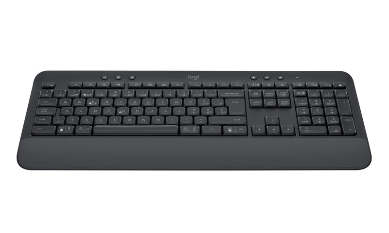Logitech Signature K650 tastatur Kontor Bluetooth QWERTZ Schweizisk Grafit