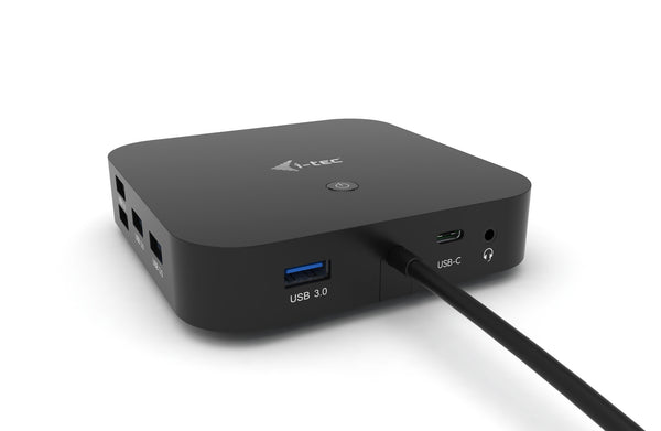 i-tec C31DUALDPDOCKPD dockingstation Ledningsført USB 3.2 Gen 1 (3.1 Gen 1) Type-C Sort