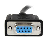 StarTech.com SCNM9FF1MBK serielkabel Sort 1 m DB-9