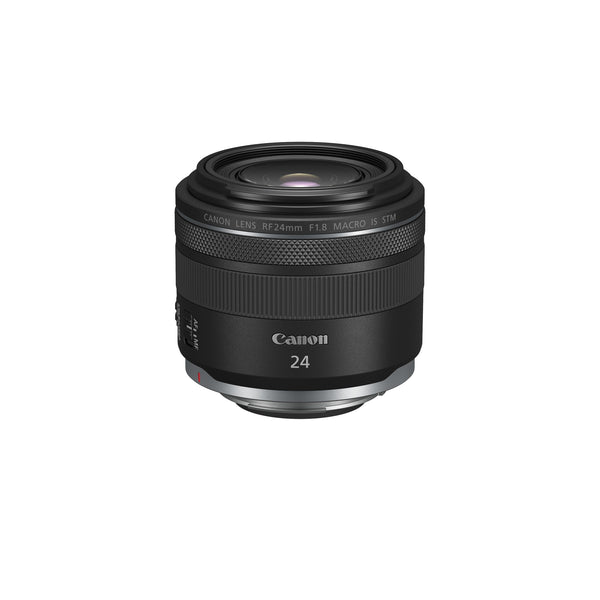 Canon RF 24 mm f1.8 Macro IS STM MILC Bred zoomlinse Sort