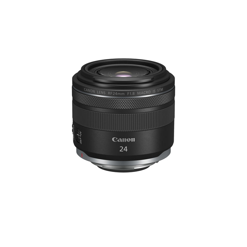Canon RF 24 mm f1.8 Macro IS STM MILC Bred zoomlinse Sort