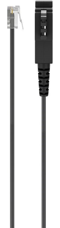 Goobay 68536 telefonkabel 6 m Sort