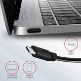 Axagon HMC-5G21 dockingstation Ledningsført USB 3.2 Gen 2 (3.1 Gen 2) Type-C Grå