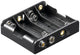 Goobay 11448 batteriholder og tryklås 4 AA