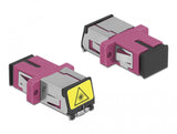 DeLOCK 86891 fiber adapter SC/SC 1 stk Violet