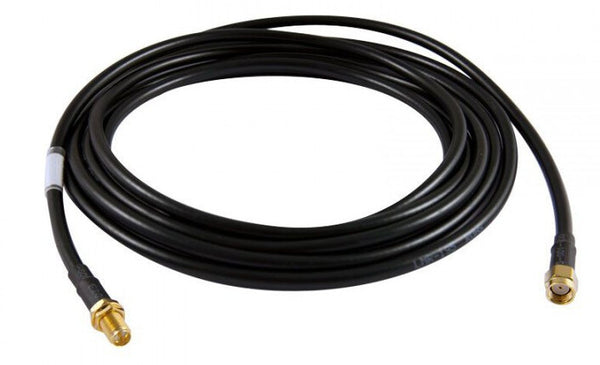 ALLNET ANT-CAB-RSMA-M-RSMA-F-50 koaxial kabel LMR-195 0,5 m R-SMA Sort