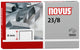 Novus 23/8 Hæftepakker 1000 hæfteklammer