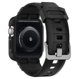 Spigen 062CS25324 Smart bærbart (wearable) tilbehør Boks Sort Termoplastisk polyurethan (TPU)