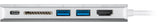 Goobay 76788 dockingstation USB Type-C Sølv