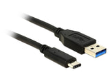 DeLOCK 0.5m USB3.1-C/USB3.1-A USB-kabel USB 3.2 Gen 2 (3.1 Gen 2) 0,5 m USB A USB C 10 Gbit/sek. Sort