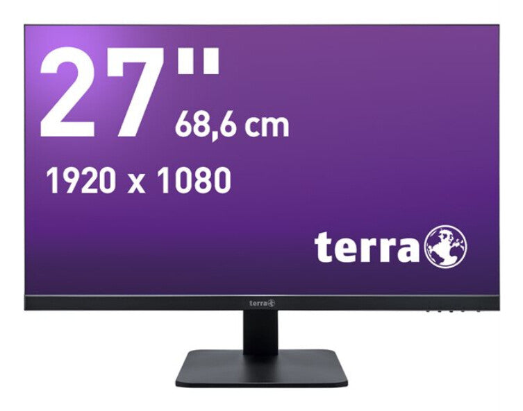 TERRA 2727W computerskærm 68,6 cm (27") 1920 x 1080 pixel Fuld HD LCD Sort