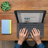 Logitech Universal Folio AZERTY Fransk Bluetooth Sort