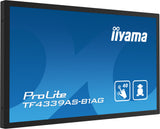 iiyama TF4339AS-B1AG computerskærm 108 cm (42.5") 3840 x 2160 pixel 4K Ultra HD LED Berøringsskærm Sort