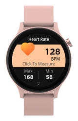 Denver SWC-338RO Smartwatch og sportsur 3,51 cm (1.38") TFT 44.6 mm Digital 240 x 240 pixel Berøringsskærm Rose