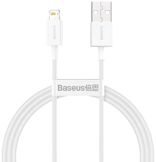 Baseus CALYS-A02 kabel til mobiltelefon Hvid 1 m USB A Lightning