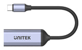 UNITEK V1416B videokabel adapter 0,15 m USB Type-C HDMI Grå
