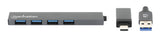 Manhattan 181006 dockingstation USB 3.2 Gen 1 (3.1 Gen 1) Type-A Grå