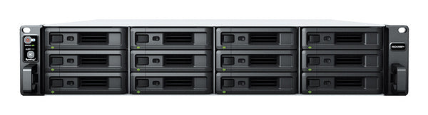 Synology RackStation RS2423+ NAS & lagringsserver Stativ (2U) Ryzen Embedded V1780B 8 GB DDR4 0 TB DiskStation Manager Sort, Grå