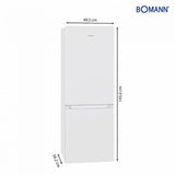Bomann KG 320.2 Fritstående 165 L Hvid