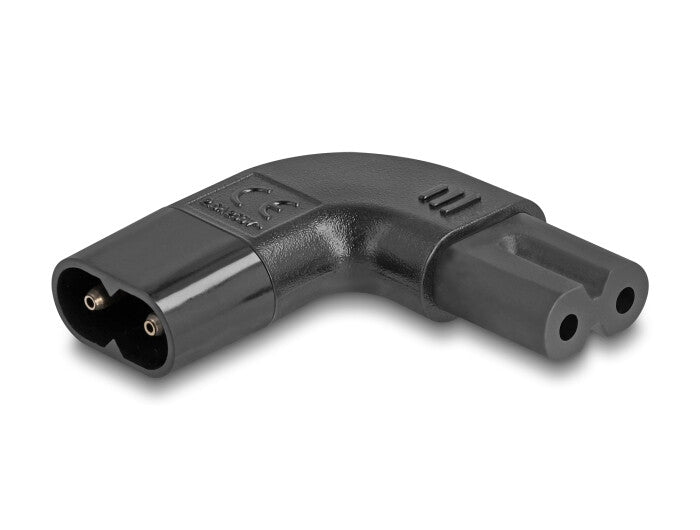DeLOCK 80475 kabel kønsskifter IEC 60320 C8 IEC 60320 C7 Sort
