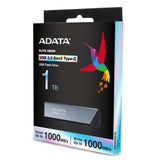 ADATA UE800 USB-nøgle 1 TB USB Type-C 3.2 Gen 2 (3.1 Gen 2) Sølv