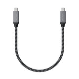 Satechi ST-U4C25M USB-kabel USB4 Gen 3x2 0,25 m USB C 40 Gbit/sek. Sort, Grå