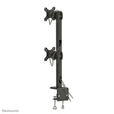 Neomounts FPMA-D960DVBLACKPLUS skærmbeslag og -stativer 124,5 cm (49") Skrivebord Sort