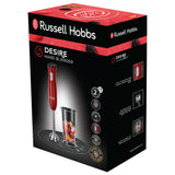 Russell Hobbs Desire 0,7 L Nedsænkning blender 500 W Rød, Rustfrit stål