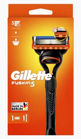 Gillette Fusion5 8001090420831 herre barbermaskine Sikkerhedsskraber Sort, Orange