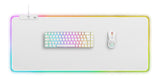 Deltaco Gaming WMP90 RGB gaming-musemåtte XL, 900 x 360 x 4 Hvid