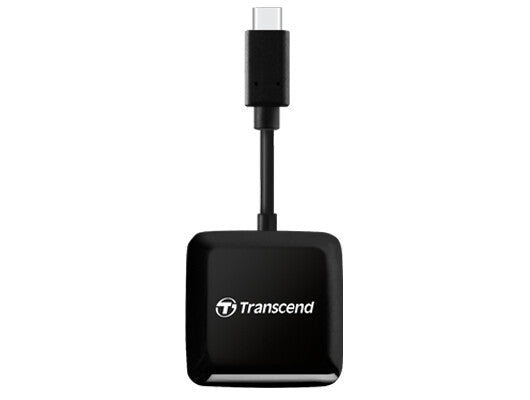 Transcend RDC3 kortlæser USB 3.2 Gen 1 (3.1 Gen 1) Type-C Sort