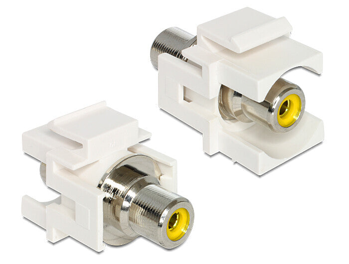 DeLOCK 86306 kabel kønsskifter RCA Gul