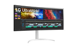 LG 38BQ85C-W computerskærm 95,2 cm (37.5") 3840 x 1600 pixel Quad HD+ Hvid