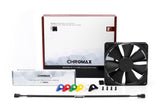 Noctua NF-F12 PWM chromax.black.swap Computerkabinet Ventilator 12 cm Sort