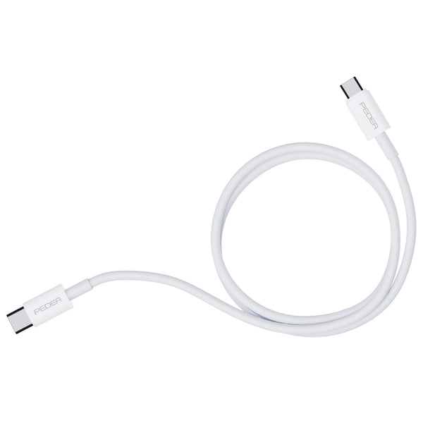 PEDEA 60040120 USB-kabel USB 2.0 1 m USB C 0,48 Gbit/sek. Hvid