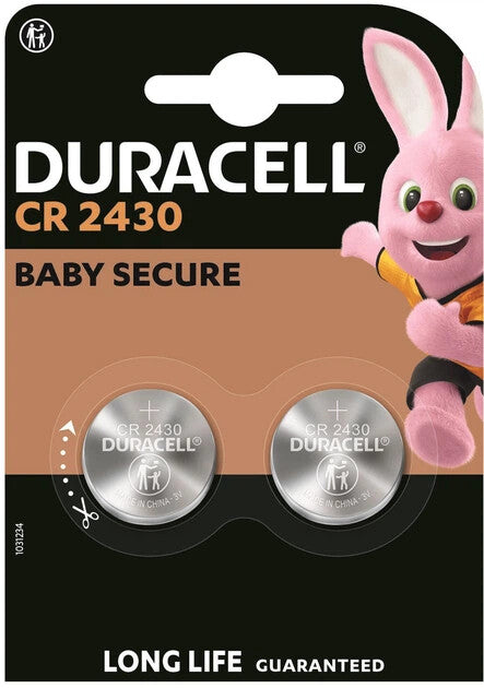 Duracell 152090 husholdningsbatteri Engangsbatteri CR2430 Lithium