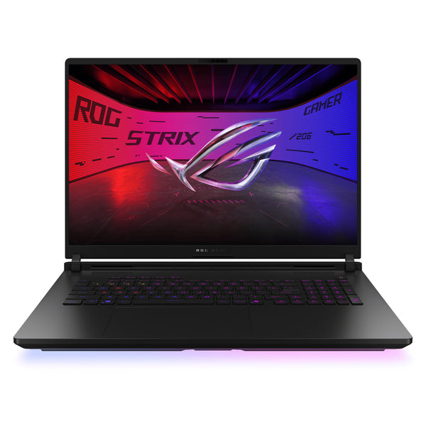 ASUS ROG Strix SCAR 18 G835LW-SA022W Intel Core Ultra 9 275HX Laptop 45,7 cm (18") WQXGA 64 GB DDR5-SDRAM 4 TB SSD NVIDIA GeForce RTX 5080 Wi-Fi 7 (802.11be) Windows 11 Home Tysk Sort