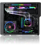 RAIJINTEK Ophion M Evo TGS Midi Tower Sort, Transparent