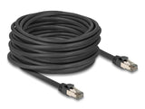 DeLOCK 80245 netværkskabel Sort 15 m Cat6a U/FTP (STP)