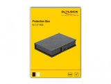 DeLOCK 18372 etui til drev Cover Plast Sort