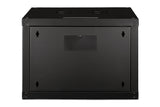Digitus DN-19 07U-6/6-SW stativ 7U Vægmonteret stativ Sort