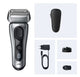 Braun Series 8 8617s Folie shaver Trimmer Grå