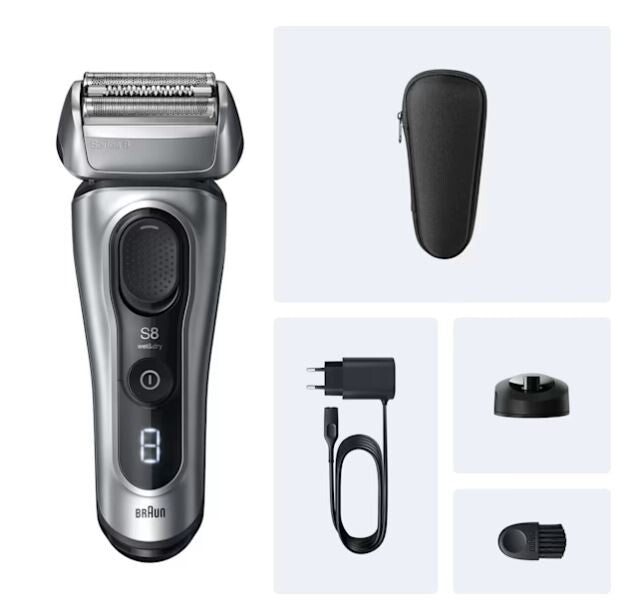 Braun Series 8 8617s Folie shaver Trimmer Grå