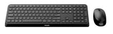 Philips 3000 series SPT6307B/00 tastatur Mus inkluderet Hjem RF trådløst US engelsk Sort
