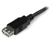 StarTech.com USBEXTAA6IN USB-kabel USB 2.0 0,152 m USB A 0,48 Gbit/sek. Sort