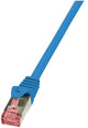 LogiLink Cat6 S/FTP, 7.5m netværkskabel Blå 7,5 m S/FTP (S-STP)