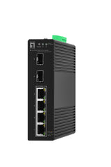 LevelOne IGS-2106P netværksswitch Administreret L2 Gigabit Ethernet (10/100/1000) Strøm over Ethernet (PoE) Sort