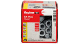 Fischer 568012 skrueanker og vægudtag 25 stk Udvidelsesanker 60 mm